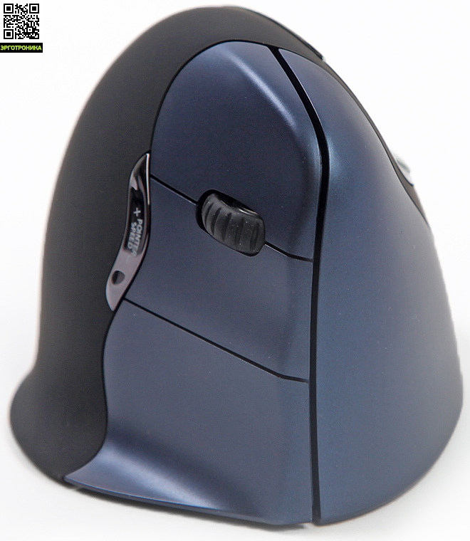 Беспроводная вертикальная мышь VerticalMouse4 Беспроводная вертикальная мышь VerticalMouse4Мыши<br>Беспроводная вертикальная мышь VerticalMouse 4 обеспечивает наиболее здоровое положение кисти и препятствует развитию синдрома запястного канала. 6 функциональных клавиш, изменение чувствительности мыши. Беспроводная версия - только для правши.<br>