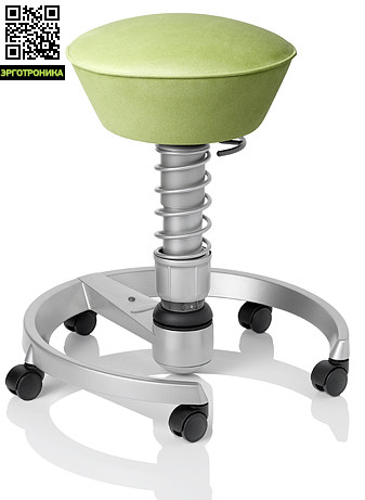 SWOPPER CLASSIC SWOPPER CLASSICДинамические кресла<br>SWOPPER STANDARD - инновационное офисное кресло, созданное эргономистами для поддержки двигательной активности при выполнении сидячей работы. Обивка сиденья выполнена из специальной ткани Softex - прочной, устойчивой к истиранию, непромокаемой и легкой в уходе и эксплуатации. Предназначено для людей любого телоложения весом 60-120 кг. Цвет сиденья - черный, цвет основания и пружины - антрацит. Дополнительно: регулируемая по высоте спинка, ролики, цвет основания - титан. Предусмотрены также версии для лю<br>
