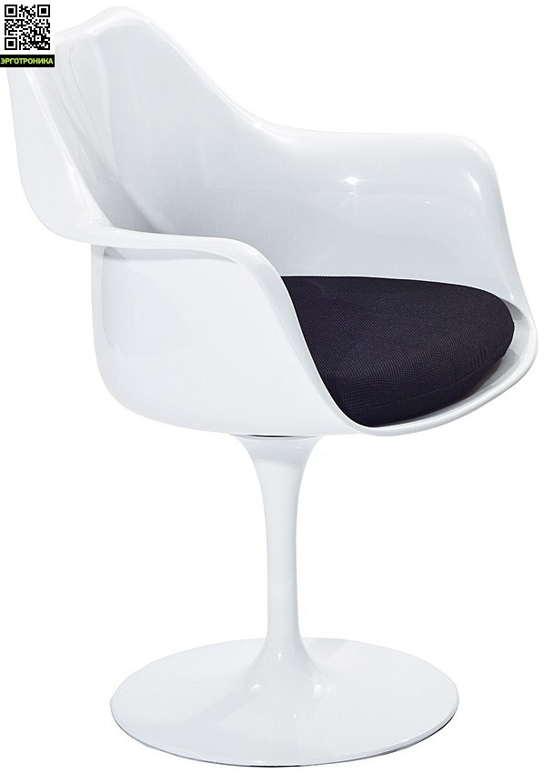 Стул Eero Saarinen Style Tulip Armchair Стул Eero Saarinen Style Tulip ArmchairДля дома<br>Стул в стиле WHITE<br>
