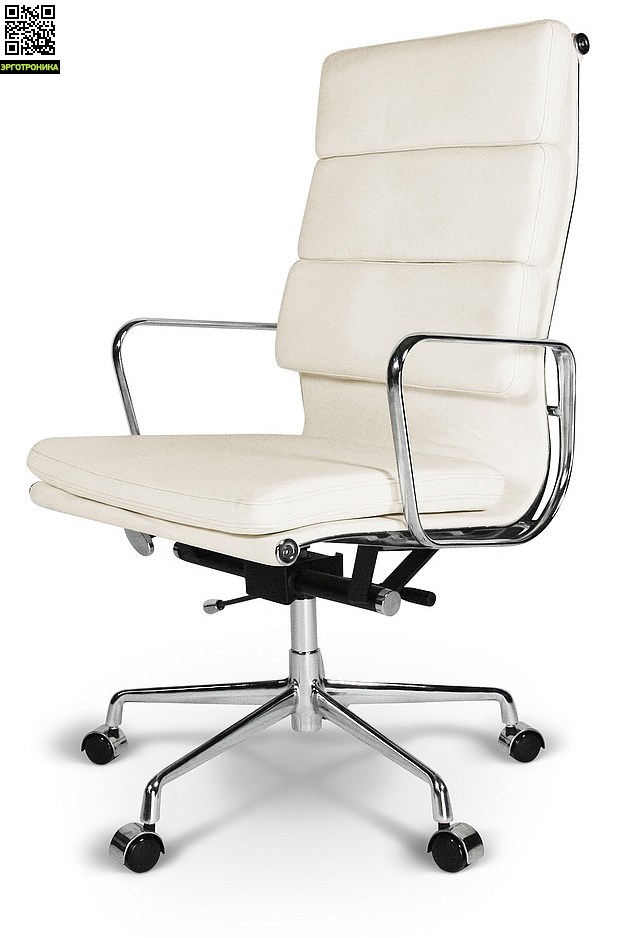 Кресло Eames Style HB Soft Pad Executive Chair EA 219 Кресло Eames Style HB Soft Pad Executive Chair EA 219Эргономичные кресла<br>Натуральная кожа <br>Без наполнителя <br>Секции-валики для комфорта<br>