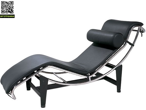 Кресло-шезлонг Le Corbusier Style Chaise Longue LC4 Кресло-шезлонг Le Corbusier Style Chaise Longue LC4Для дома<br>Действие мягких кресел-шезлонгов для отдыха, как правило, нацелено на максимальное расслабление, которое достигается благодаря удобному положению тела. Именно поэтому модель повторяет форму спины и имеет удобный валик для головы. Именно такая форма позволяет мышцам отдыхать, а плавные изгибы конструкции не давят на сосуды. По мнению экспертов, Le Corbusier обеспечивает удобное положение тела, при котором у человека появляется более глубокое и легкое дыхание. Цена на кресло-шезлонг сравнительно высока, однак<br>