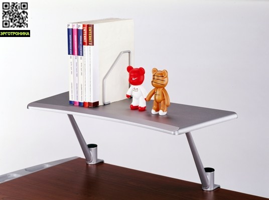 Полка для книг короткая Comf-Pro Полка для книг короткая Comf-ProПодставки для книг и наполнение парт<br>Подходит ко всем моделям парт. Увеличивает полезную площадь создавая дополнительное пространство для книг. Так же на ней можно расположить монитор, что будет правильным с точки зрения эргономики.<br>