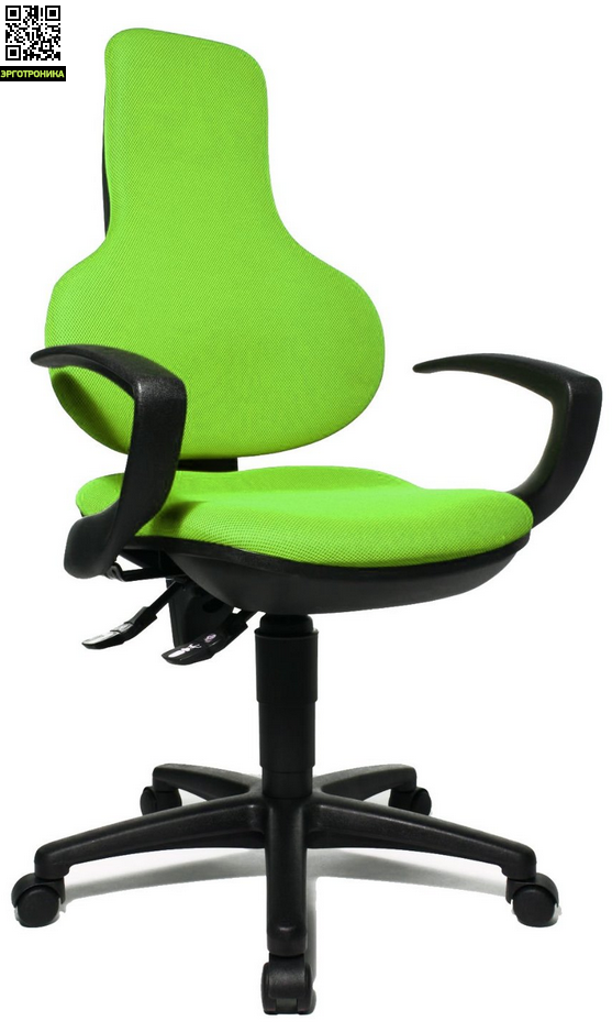 Эргономичное офисное кресло Ergo Point PK Эргономичное офисное кресло Ergo Point PKTopStar<br>Эргономичное офисное кресло для персонала. Удобная эргономичная спинка с поддержкой поясницы и регулировкой по высоте позволит выбрать наиболее удобное положение. Механизм перманент-контакт для регулировки угла наклона спинки и фиксации её в заданном положении. Особо прочная крестовина, в состав которой входит стекловолокно.<br>