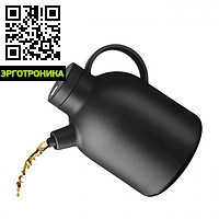 Термочайник New Norm Термочайник New NormДля дома<br>Термочайник Menu, созданный дизайнером Norm Architects - это вариация прозрачного заварочного чайника, уже успевшего полюбиться поклонникам Menu. Образ обусловлен стремлением соединить две философские традиции: азиатскую дзен философию и современный скандинавский дизайн. Элегантный стальной индикатор показывает степень наполненности чайника. Тестирование термостойкости чайника подтверждает, что температура напитка не опустится ниже 78 градусов в течение 6 часов. Колба внутри стеклянная. Метариал: стекло ,си<br>