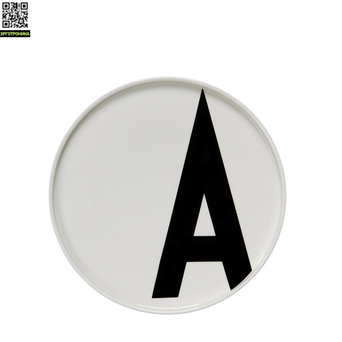 Тарелка с буквой А Design Letters от Эрготроника Тарелка с буквой А Design Letters от Эрготроника