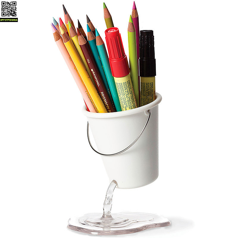 Органайзер для рабочего стола Desk Bucket Органайзер для рабочего стола Desk BucketПорядок на столе<br>Вместительный и оригинальный органайзер<br>