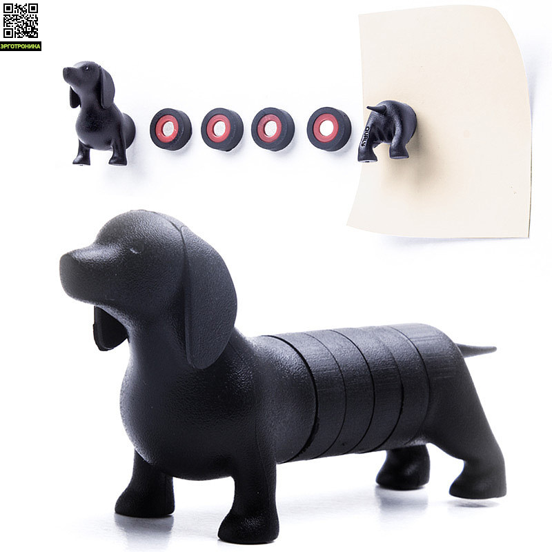 Набор магнитов Dachshund Набор магнитов DachshundПорядок на столе<br>Верный помощник<br>