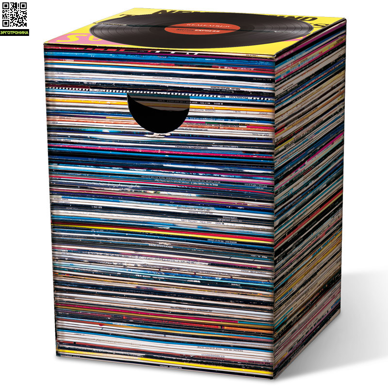 Табурет картонный сборный Music express Табурет картонный сборный Music expressИнтерьерные кресла, стулья, табуреты<br>Картонный табурет легко и быстро собирается, сидеть на нем удобно, как на обычном деревянном или пластиковом стуле. Также табурет можно использовать как журнальный или прикроватный столик. Для экономии жилого пространства можно с легкостью собирать его после использования. Материал: гофрированный картон <br>Размер: 32,5 х 32,5 х 44,4 см <br>Выдерживает вес до 200 кг<br>