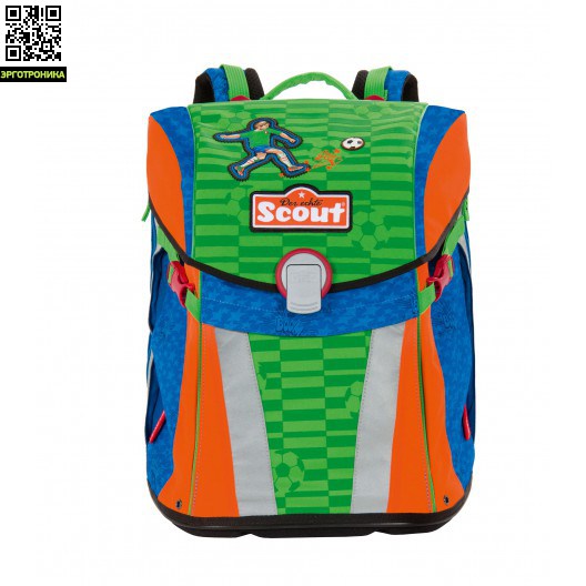 Ранец Scout Sunny BASIC - Уличный футбол Ранец Scout Sunny BASIC - Уличный футболЛегкие ранцы<br>Школьный ранец Scout Sunny с ортопедической спинкой, регулируемой по высоте, и принципом распределения нагрузки, используемым в спортивной индустрии. При его разработке были учтены абсолютно все существующие сегодня требования эргономики, поэтому ранец на 100% ориентирован на сохранение здоровой спины школьника. Ранец идеально подходит как совсем маленьким ученикам, так и детям 10-11 лет благодаря особой конструкции, позволившей наилучшим образом адаптировать ранец к изменению роста ребенка<br>