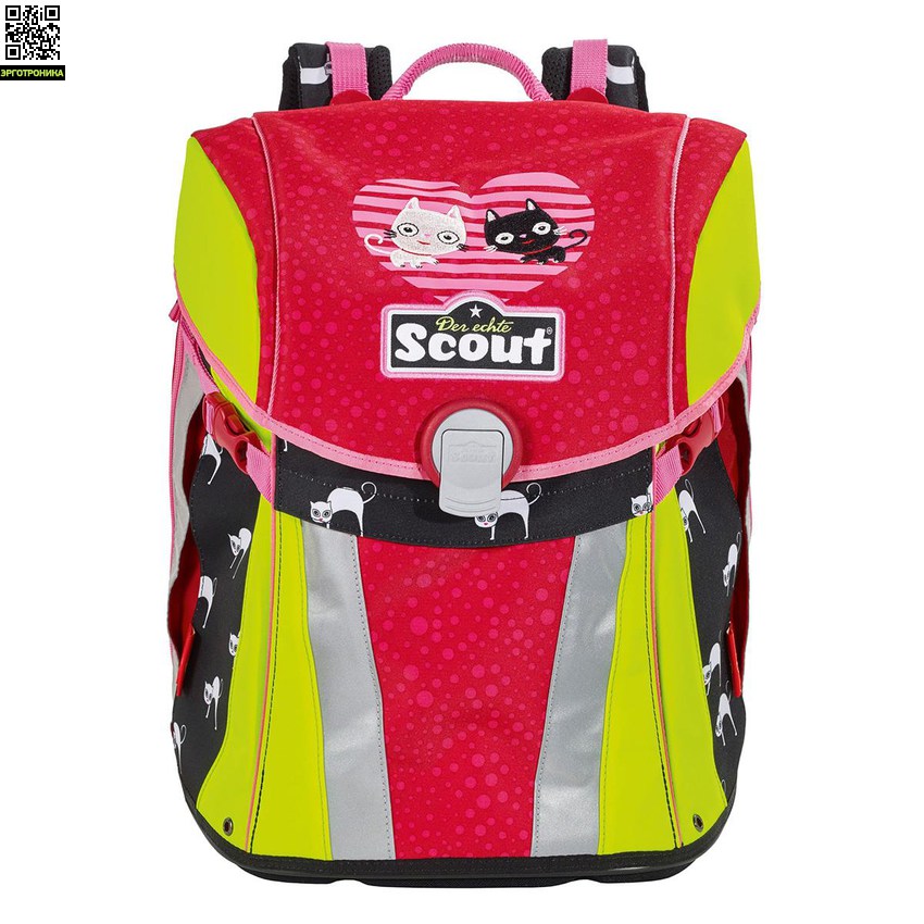 Ранец Scout Sunny BASIC с наполнением 4 предмета - Котята Ранец Scout Sunny BASIC с наполнением 4 предмета - КотятаЛегкие ранцы<br>Школьный ранец Scout Sunny с ортопедической спинкой, регулируемой по высоте, и принципом распределения нагрузки, используемым в спортивной индустрии. При его разработке были учтены абсолютно все существующие сегодня требования эргономики, поэтому ранец на 100% ориентирован на сохранение здоровой спины школьника. Ранец идеально подходит как совсем маленьким ученикам, так и детям 10-11 лет благодаря особой конструкции, позволившей наилучшим образом адаптировать ранец к изменению роста ребенка<br>