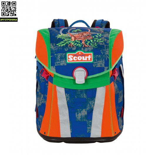 Ранец Scout Sunny BASIC с наполнением 4 предмета - Тиранозавр Ранец Scout Sunny BASIC с наполнением 4 предмета - ТиранозаврЛегкие ранцы<br>Школьный ранец Scout Sunny с ортопедической спинкой, регулируемой по высоте, и принципом распределения нагрузки, используемым в спортивной индустрии. При его разработке были учтены абсолютно все существующие сегодня требования эргономики, поэтому ранец на 100% ориентирован на сохранение здоровой спины школьника. Ранец идеально подходит как совсем маленьким ученикам, так и детям 10-11 лет благодаря особой конструкции, позволившей наилучшим образом адаптировать ранец к изменению роста ребенка<br>