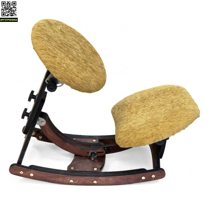 Авторский динамический стул Smartstool Авторский динамический стул SmartstoolКоленные стулья<br>Уникальный коленный стул сочетает в себе пользу коленного и динамического стула<br>Ручная работа<br>