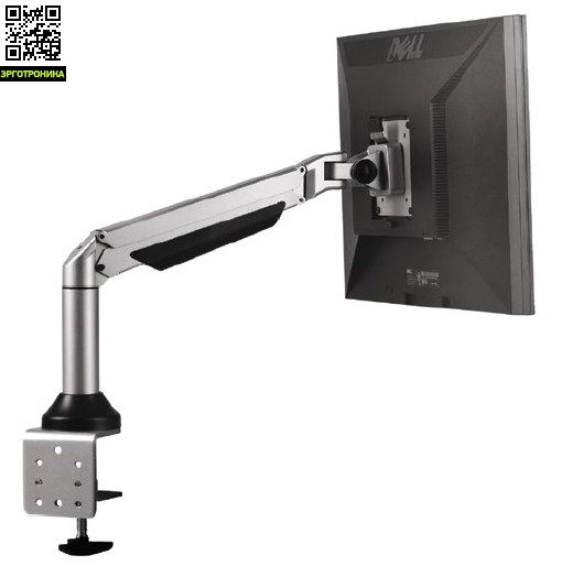 Кронштейн для LCD/LED мониторов ProSolution-K4 Кронштейн для LCD/LED мониторов ProSolution-K4Крепления<br>Легкий монтаж при помощи съемной пластины<br>Вращения экрана на ±90° возможность размещения монитора, как в вертикальном, так и в горизонтальном положении<br>Система легкой регулировки 3D Motion System специальный сферический шарнир позволяет легко и точно регулировать положение монитора<br>Газовая пружина GAS SPRING<br>