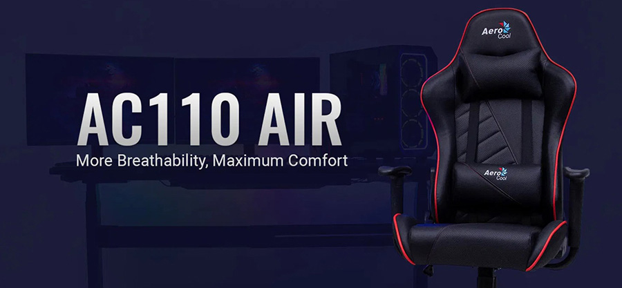 Компьютерное кресло aerocool ac110 air игровое