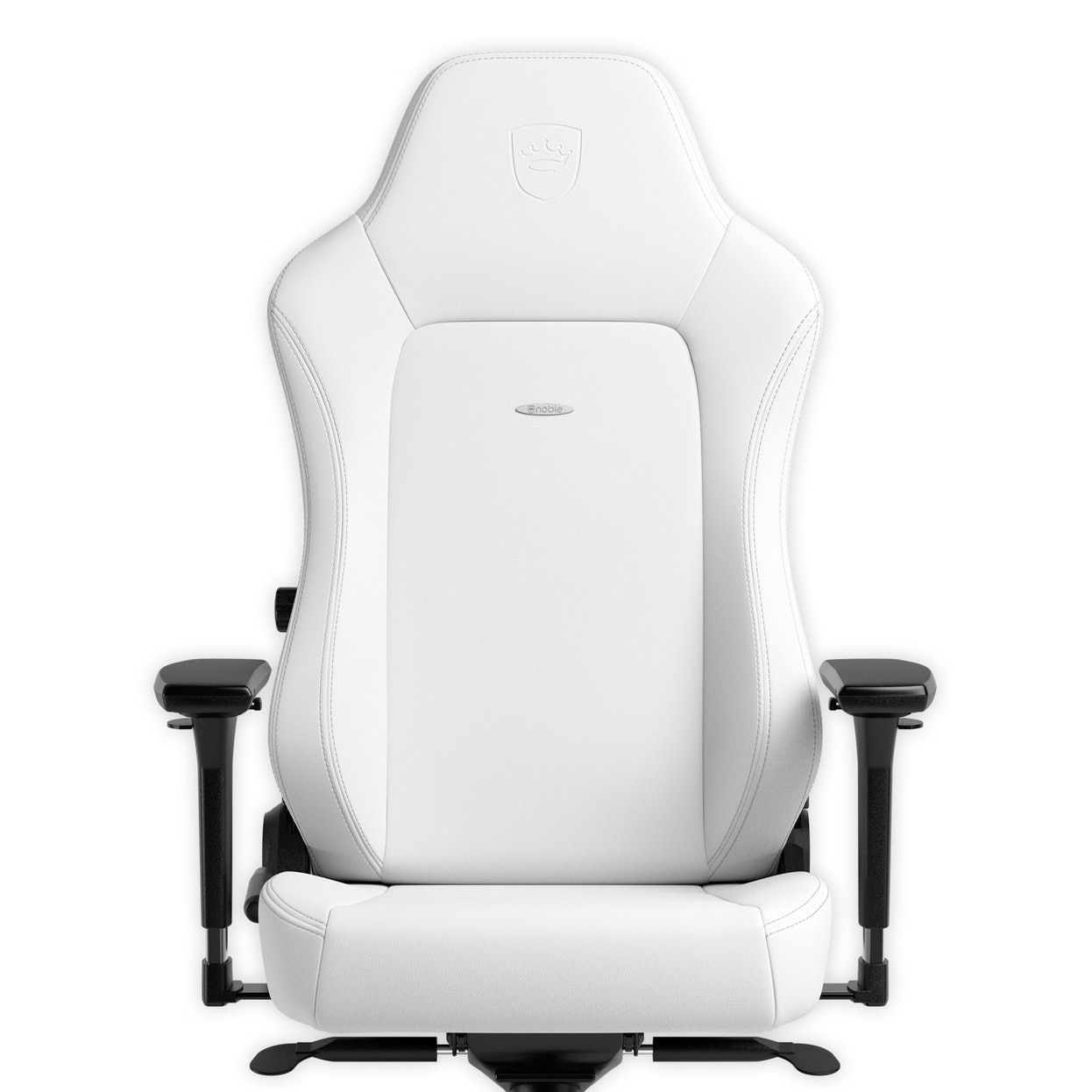 Игровое Кресло Noblechairs HERO (гибридная кожа) (White Edition) заказать  за 67990 руб. Отзывы, доставка по России; Эрготроника