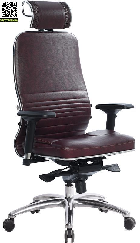 Эргономичное кресло МЕТТА Samurai KL-3 (Тёмно-бордовый) купить за 32011 руб. Отзывы, доставка по России; Эрготроника