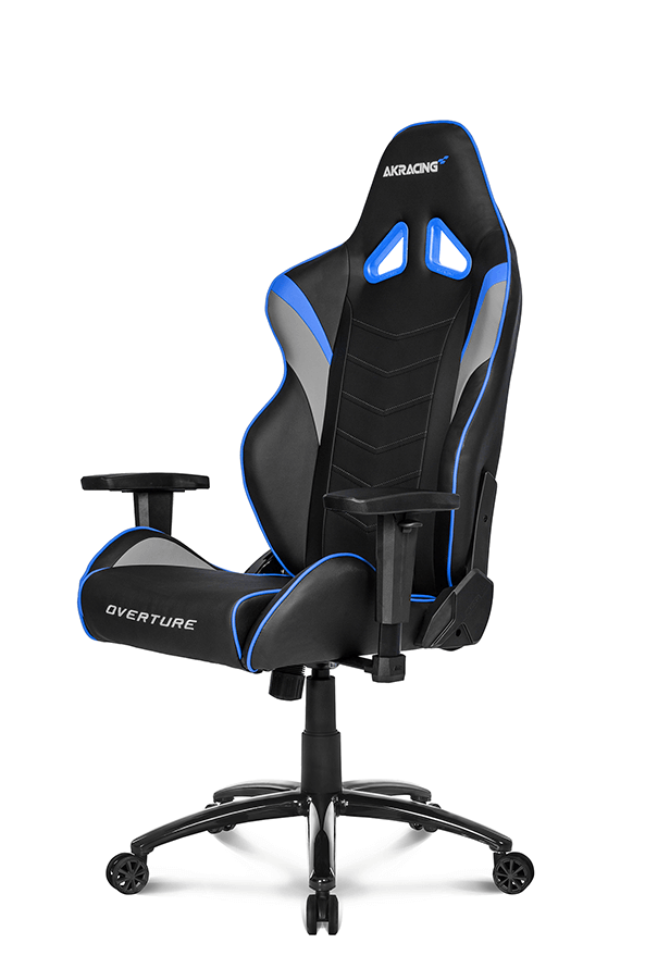 Игровое кресло AKRacing Overture (Черный/синий) заказать за 39990 руб ...