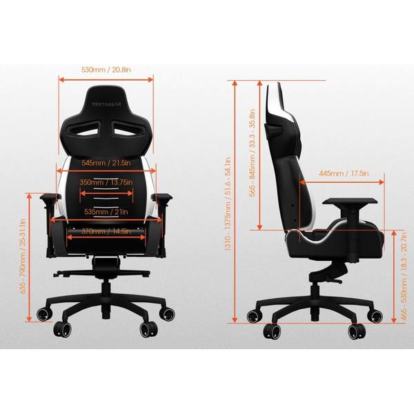 Профессиональное киберспортивное кресло Vertagear PL4500 (Черный ...