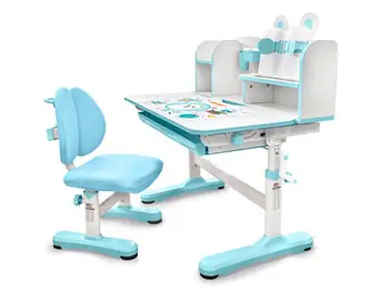 Комплект мебели столик стульчик Mealux EVO Panda XL