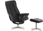 Кресло-реклайнер для кабинета с пуфом для ног Relax Boss