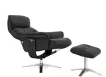 Кресло-реклайнер для кабинета с пуфом для ног Relax Boss