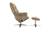 Кресло-реклайнер для кабинета с пуфом для ног Relax Boss