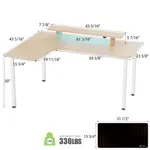 Компьютерный стол угловой EUREKA ERK-L60