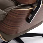 Кресло Eames Style Lounge Chair & Ottoman Black Premium U.S. Version