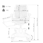 Детское эргономичное кресло FunDesk Contento
