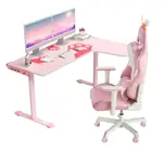 Компьютерный стол угловой EUREKA ERK-L60 розовый