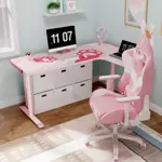 Компьютерный стол угловой EUREKA ERK-L60 розовый