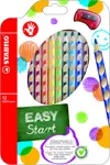 Набор цветных карандашей  EASYcolors, 12 цветов с точилкой