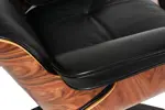 Кресло Eames Style Lounge Chair & Ottoman Black Premium U.S. Version