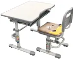 Комплект растущая парта и стул с чехлом Rifforma SET-10