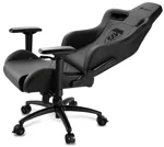 Sharkoon Shark Skiller SGS5 Игровое кресло чёрное (натуральная кожа, регулируемый угол наклона, механизм качания)