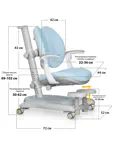 Детское кресло Ergokids Ortoback Duo Plus
