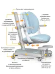 Детское кресло Ergokids Ortoback Duo Plus