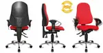 Эргономичное офисное кресло Sitness 10 Красный цвет