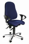 Эргономичное офисное кресло Sitness 10 Темно-синий цвет