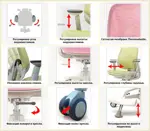 Ортопедическое детское кресло Junior KEI-050MDSF