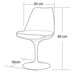 Стул Eero Saarinen Style Tulip Chair