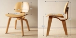 Стул Eames Style DCW Dining Chair