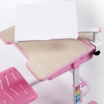 Растущая парта-трансформер Study2 со стулом Поворотная в двух плоскостях подставка для книг