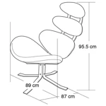 Кресло Poul Volther Style Corona Chair