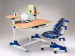 Детский стол Mealux BD-205 Синие вставки