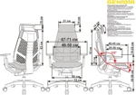 Компьютерное кресло GeniDia-Mesh