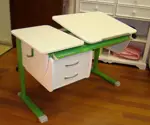 Парта Твин + тумба на 2 ящика