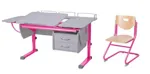 Парта Твин + Тумба на 2 ящика + Стул SK-2