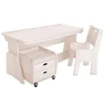 Парта-растишка Школярик С-412, 120 см. с двумя пеналами, стульчиком и  тумбой