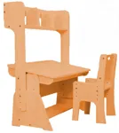 Парта-растишка Школярик C-470, 70 см. с пеналом, со стульчиком и надстройкой